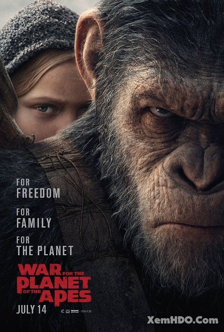 Xem Phim Đại Chiến Hành Tinh Khỉ (War For The Planet Of The Apes)