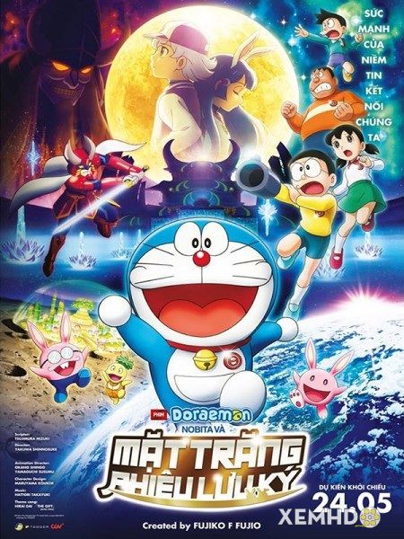 Xem Phim Doraemon: Nobita Và Chuyến Thám Hiểm Mặt Trăng (Doraemon: Nobita Chronicle Of The Moon Exploration)