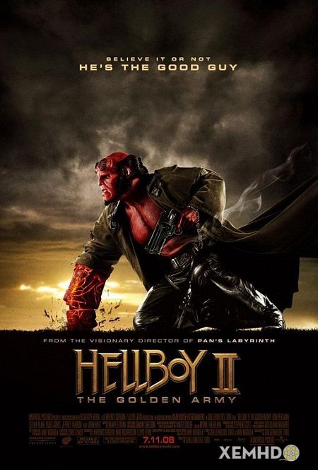 Xem Phim Quỷ Đỏ 2: Binh Đoàn Địa Ngục (Hellboy 2: The Golden Army)