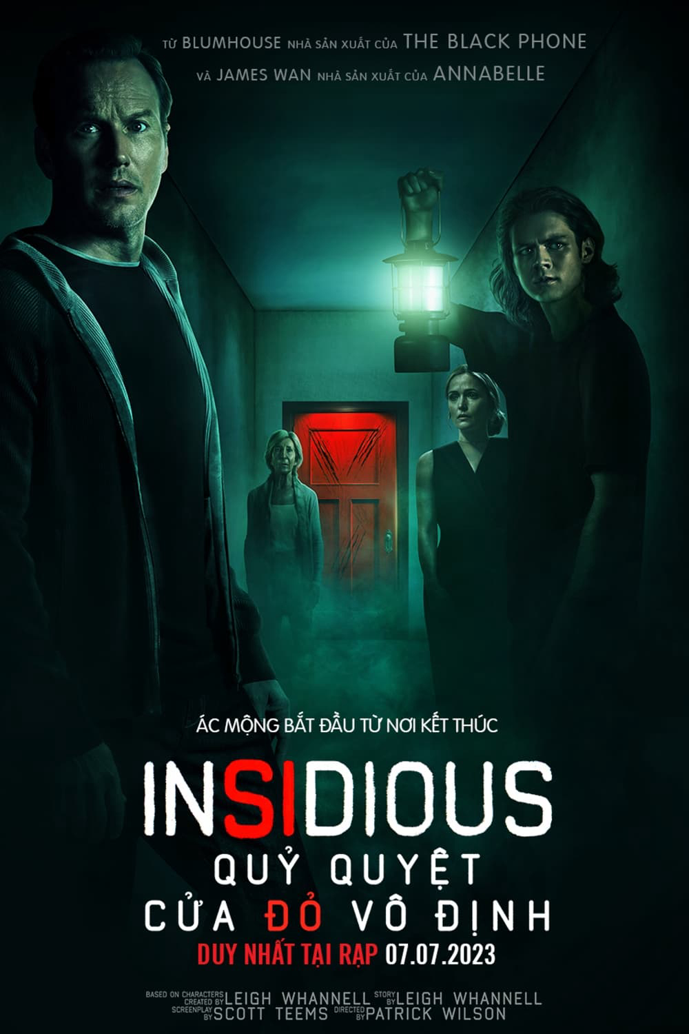 Poster Phim Quỷ Quyệt: Cửa Đỏ Vô Định (Insidious: The Red Door)