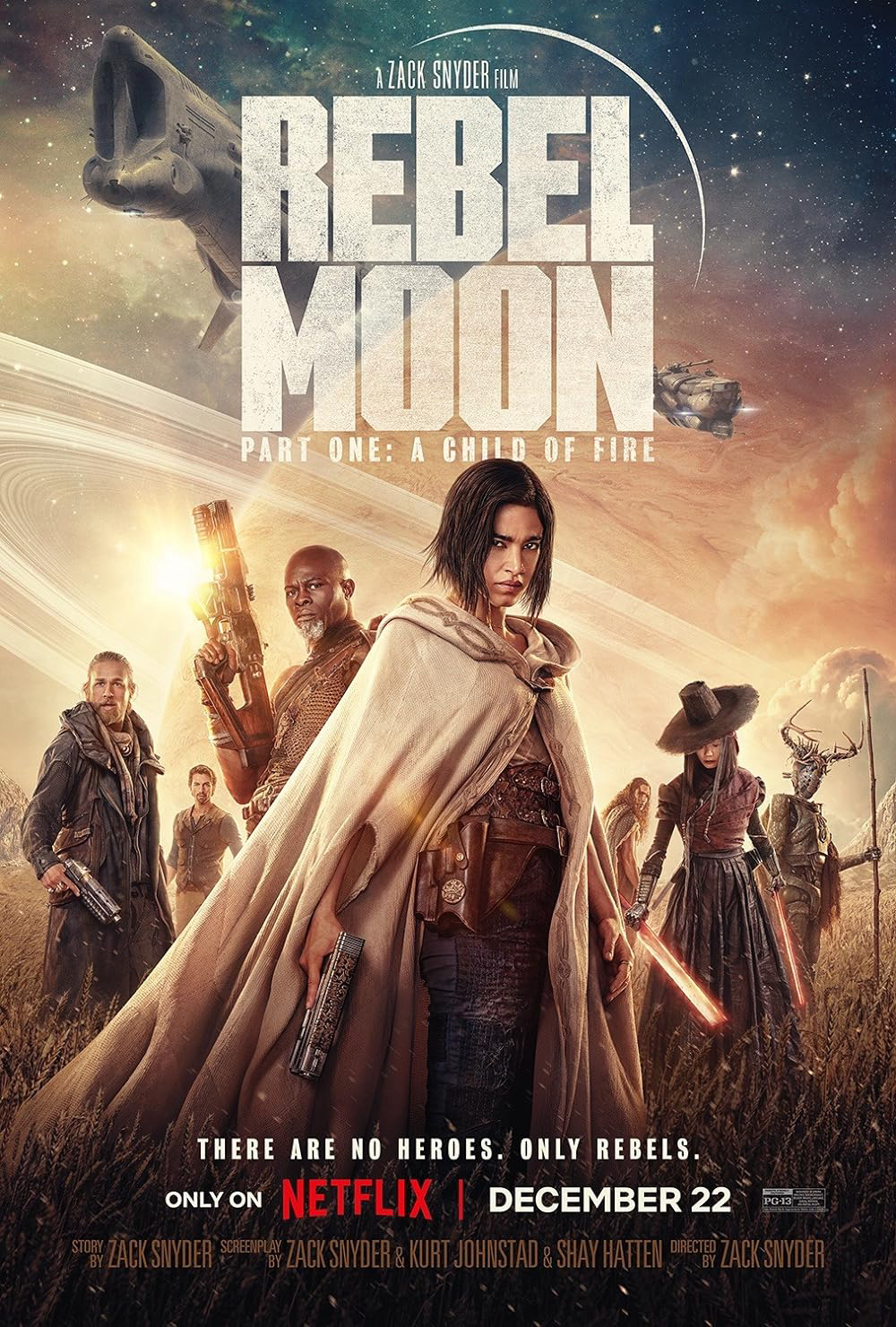 Poster Phim Rebel Moon – Phần một: Người con của lửa (Rebel Moon — Part One: A Child of Fire)