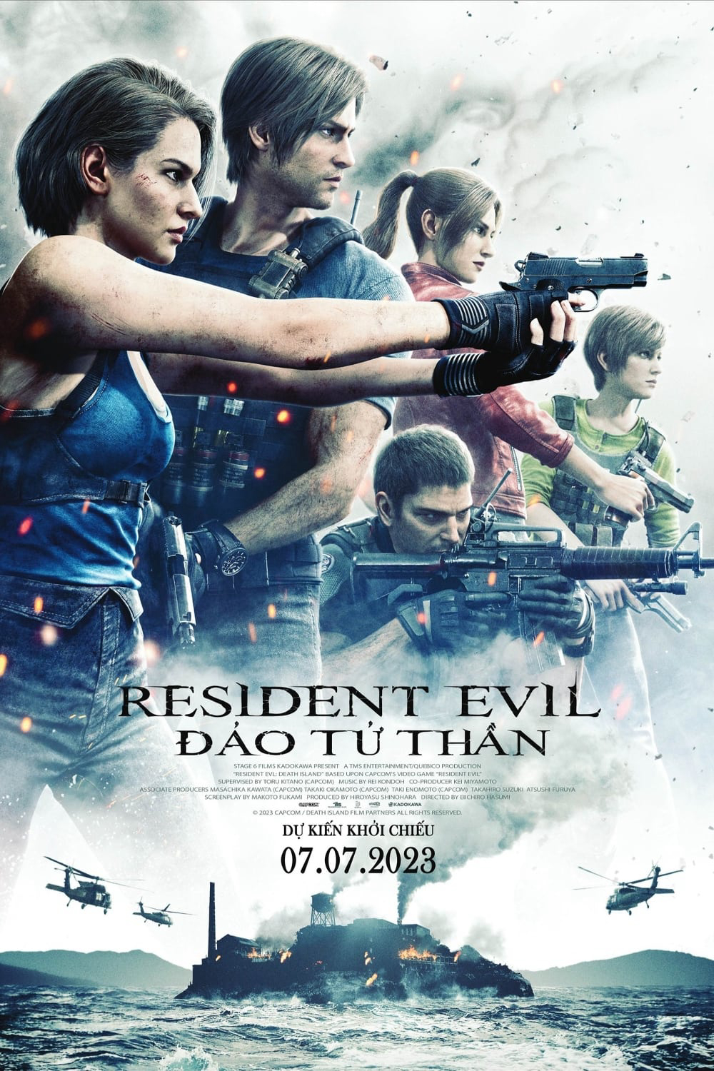 Poster Phim Resident Evil: Đảo Tử Thần (Resident Evil: Death Island)