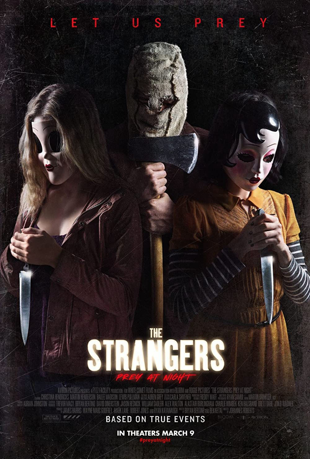 Poster Phim Sát Nhân Giấu Mặt: Đêm Đẫm Máu (The Strangers: Prey at Night)