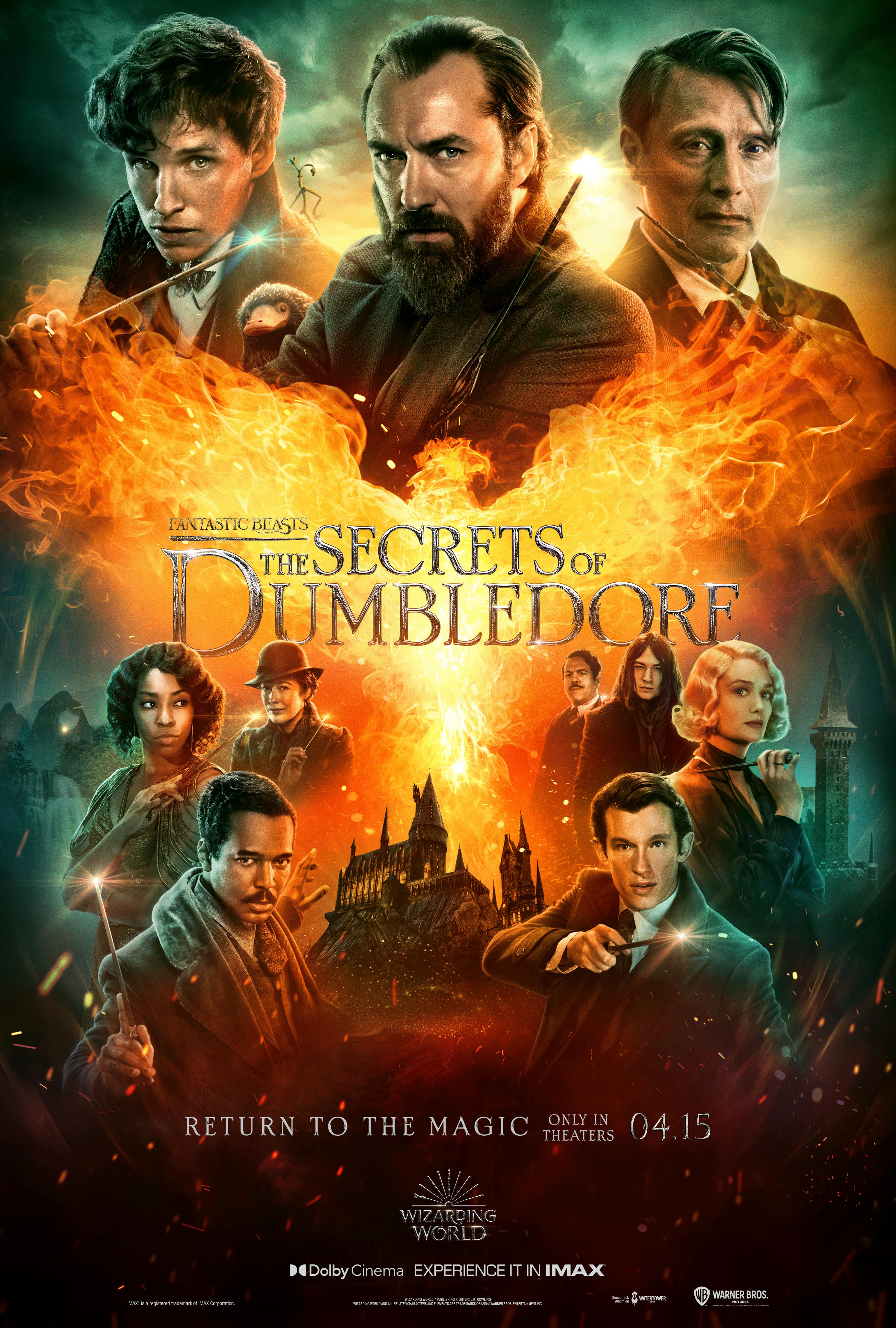 Poster Phim Sinh Vật Huyền Bí: Những Bí Mật Của Thầy Dumbledore (Fantastic Beasts: The Secrets of Dumbledore - Fantasy)