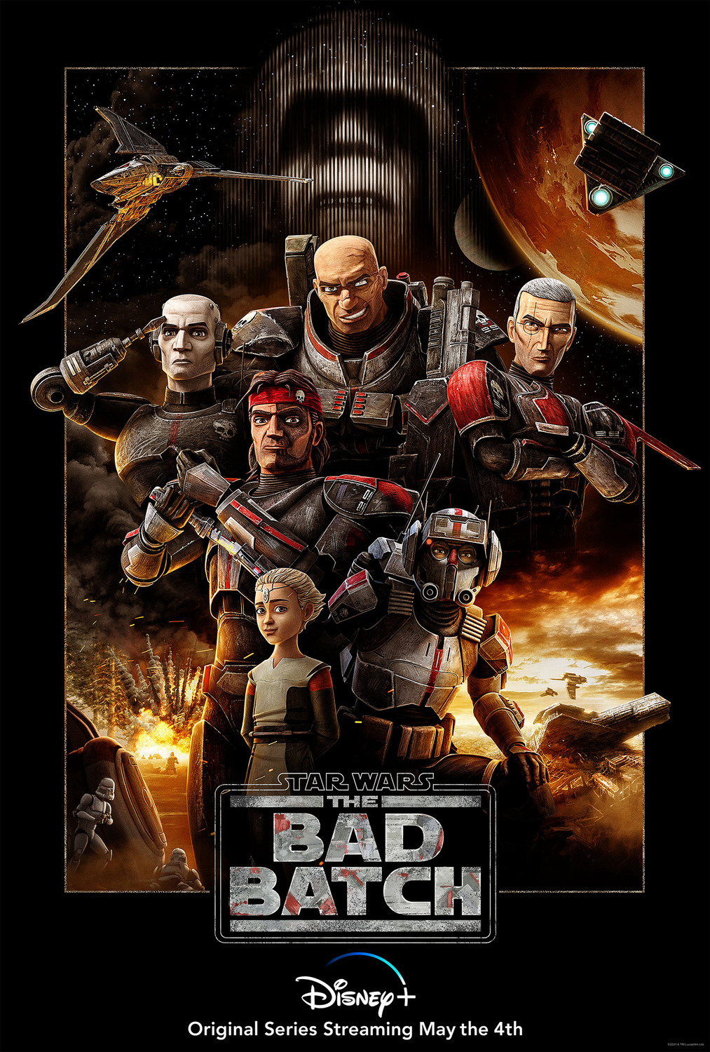 Poster Phim Star Wars: Lực Lượng Nhân Bản 99 (Star Wars: The Bad Batch)
