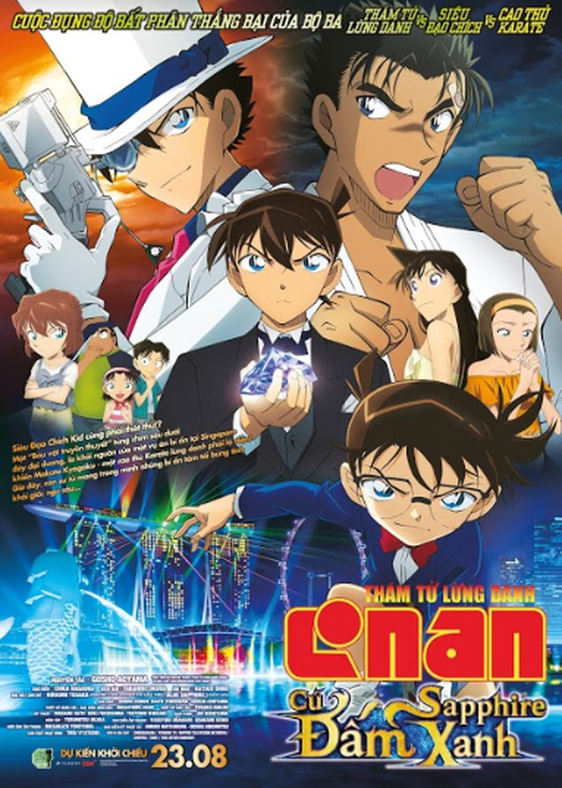 Poster Phim Thám Tử Lừng Danh Conan: Kẻ Hành Pháp Zero (Detective Conan: Zero the Enforcer)