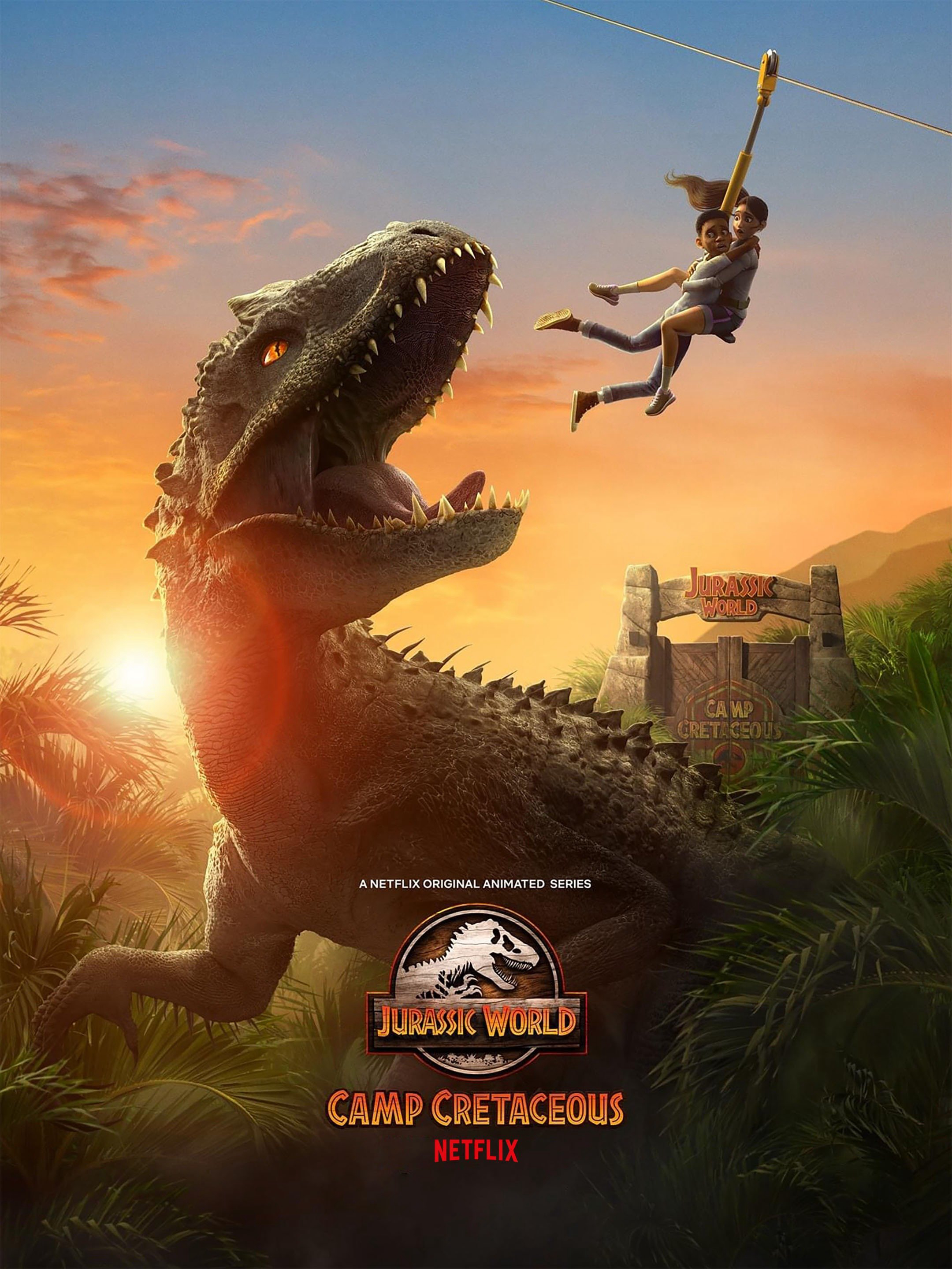 Poster Phim Thế giới khủng long: Trại kỷ phấn trắng (Phần 1) (Jurassic World Camp Cretaceous (Season 1))