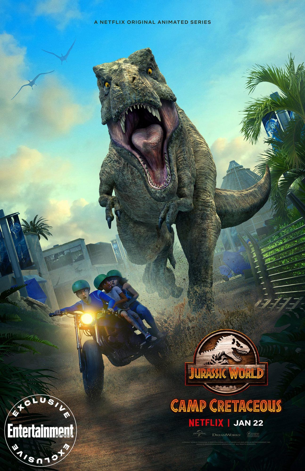 Poster Phim Thế giới khủng long: Trại kỷ phấn trắng (Phần 2) (Jurassic World Camp Cretaceous (Season 2))
