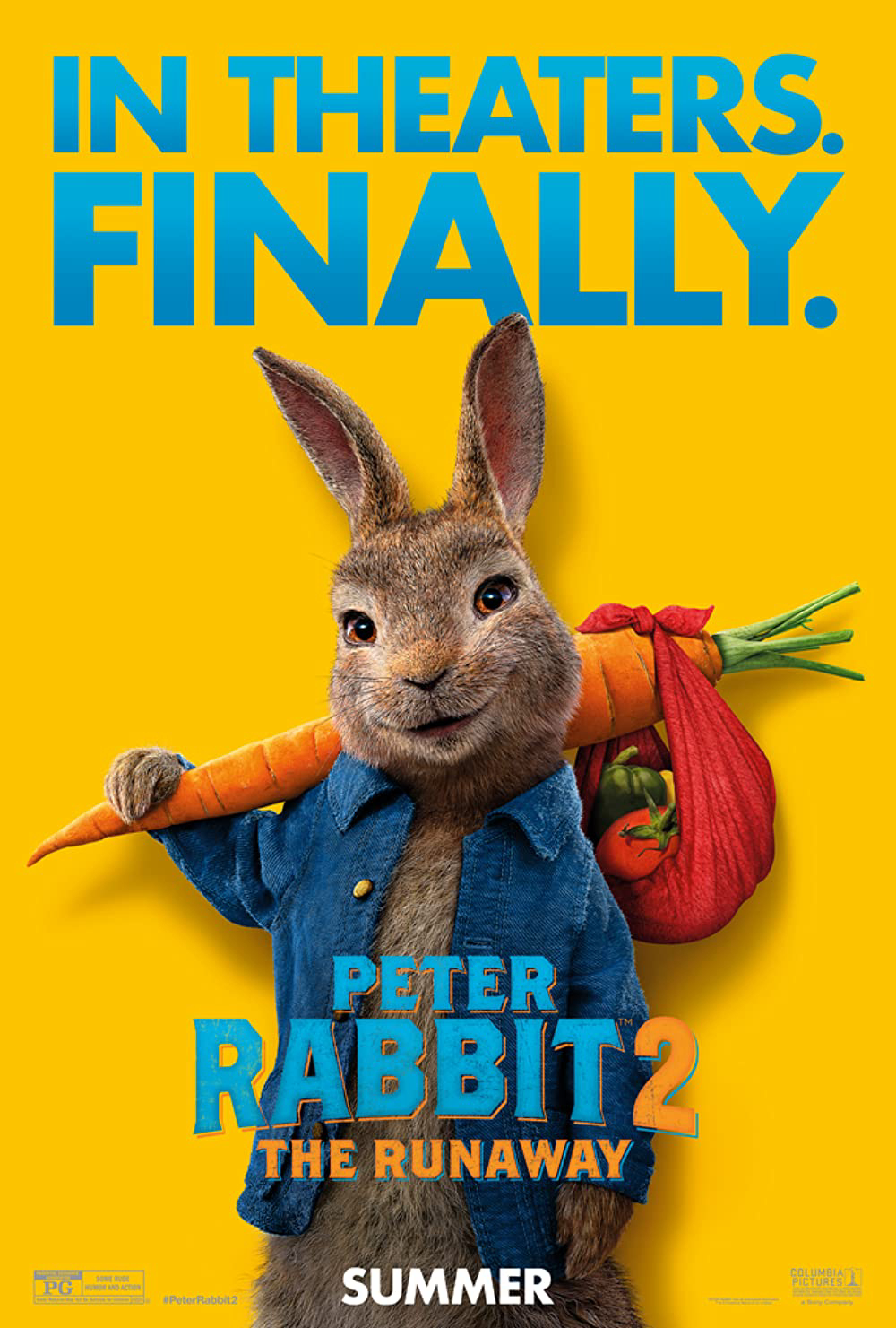 Poster Phim Thỏ Peter 2: Cuộc Trốn Chạy (Peter Rabbit 2: The Runaway)